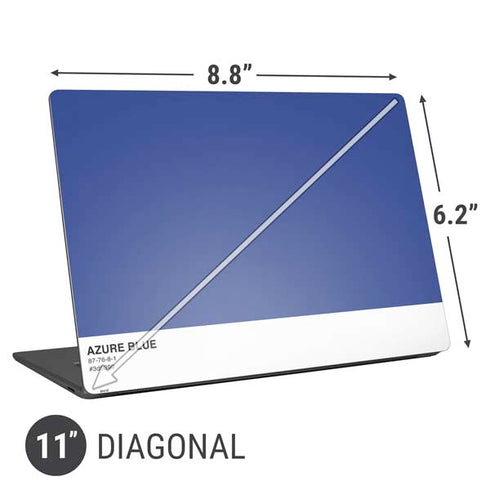 Azure Blue Universal Laptop 11in (8.8 x 6.2in) Skin